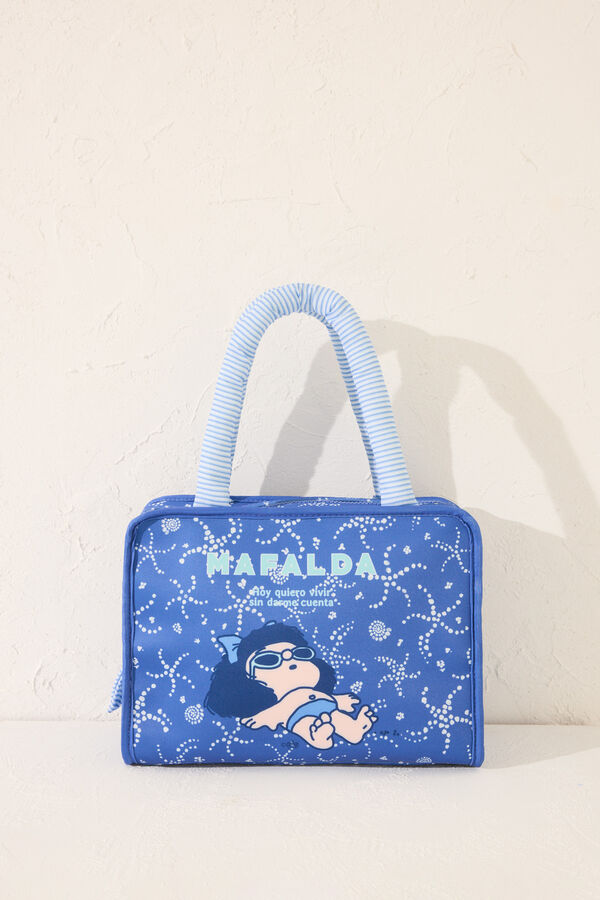 Womensecret Bolsa grande Mafalda azul, bolsa azul