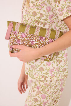 Womensecret Neceser mediano con flores acolchadas estampado