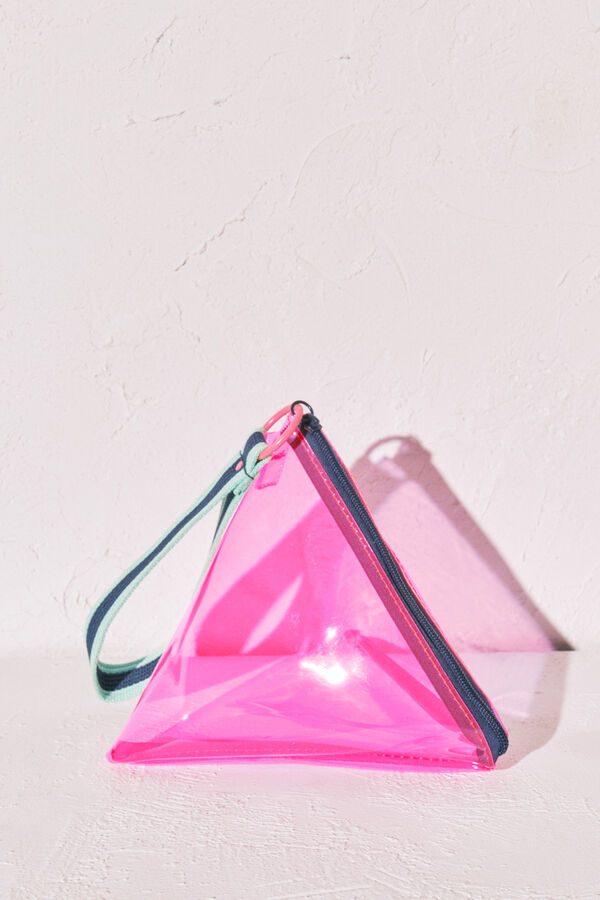 Women'secret Bolsa triangular rosa rosa