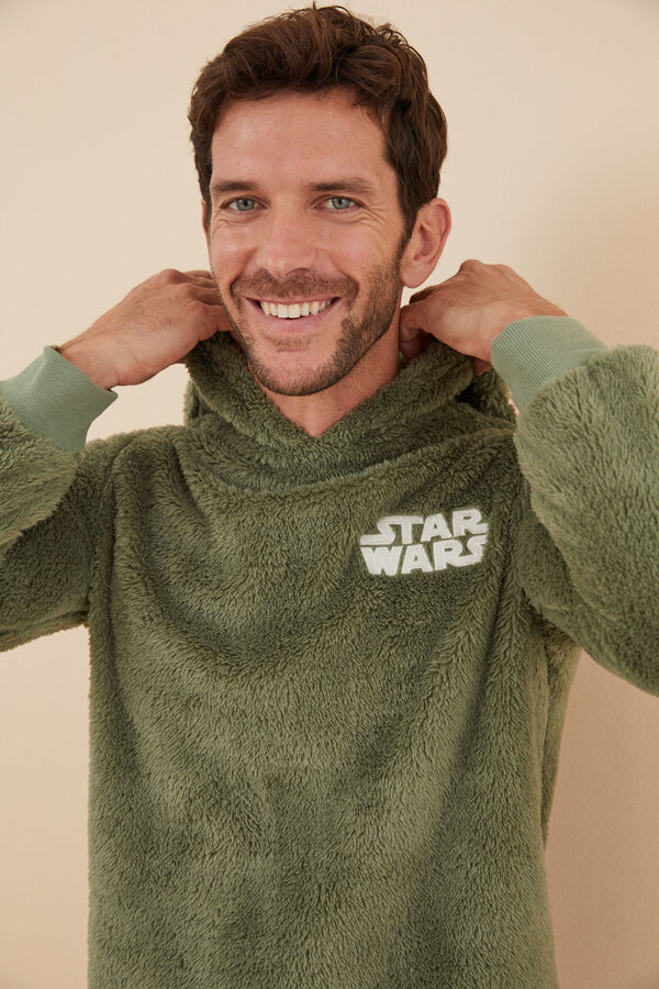 Womensecret Pijama hombre Star Wars capucha orejas  kaki