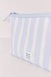 Women'secret Neceser mediano de rayas azul