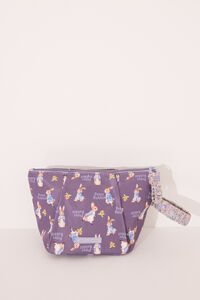 Womensecret Neceser mediano de nailon con estampado de Mr. Rabbit morado/lila