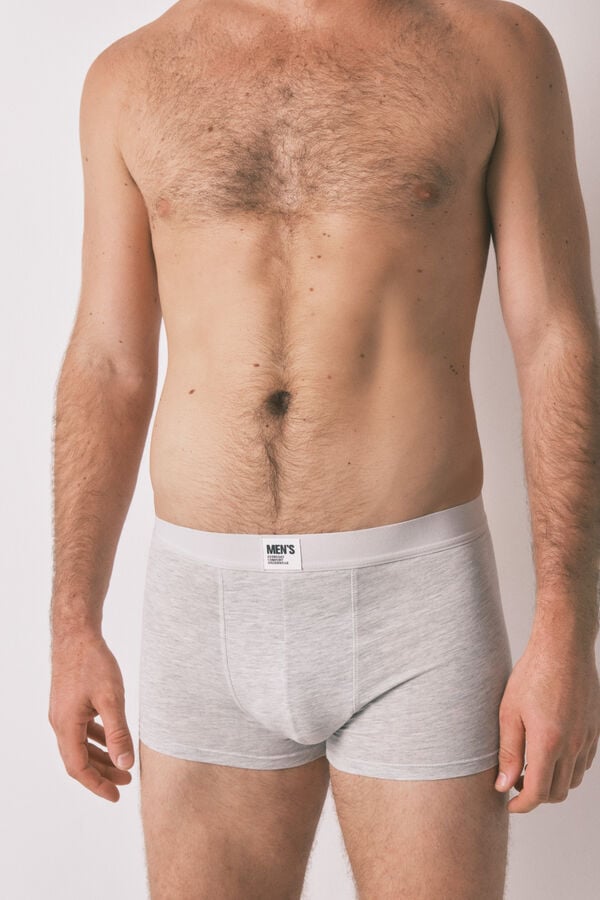 Womensecret Pack de 2 boxer liso azules azul