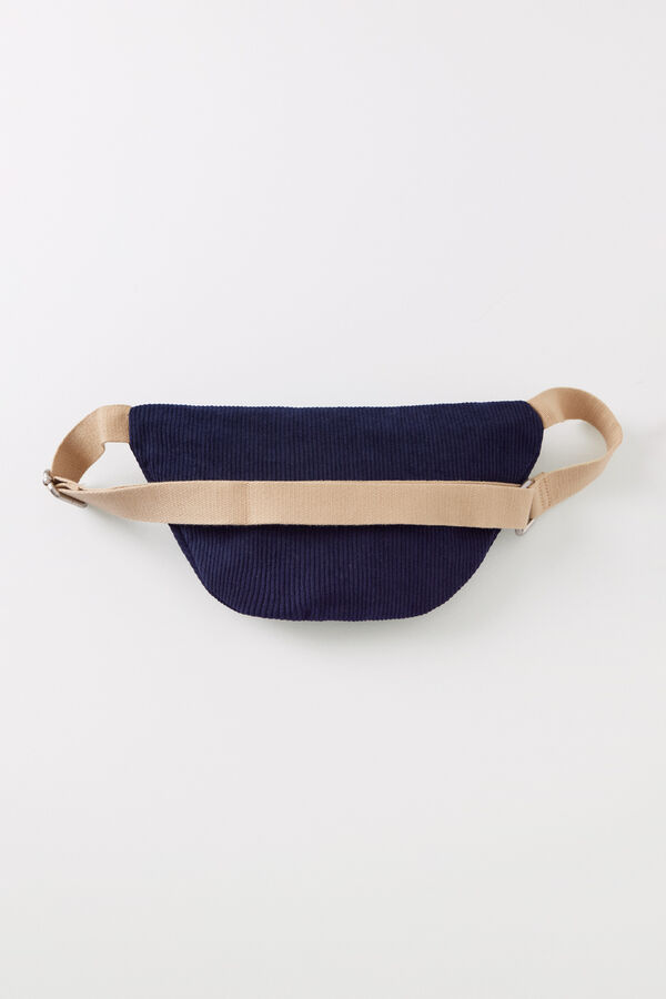 Womensecret Bolsa cangurera pana azul Snoopy azul