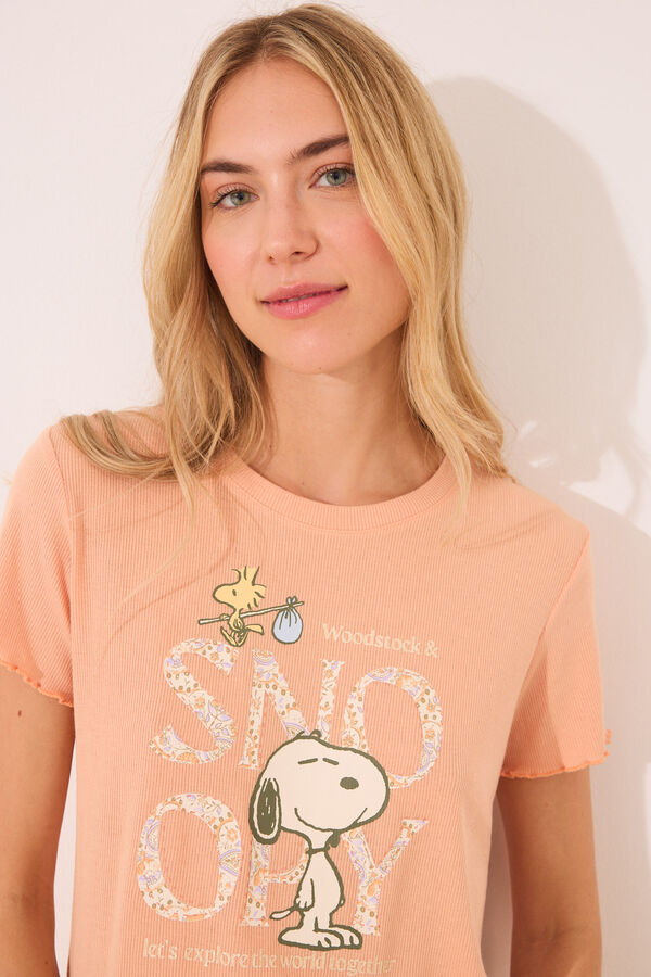 Womensecret pijama larga naranja
