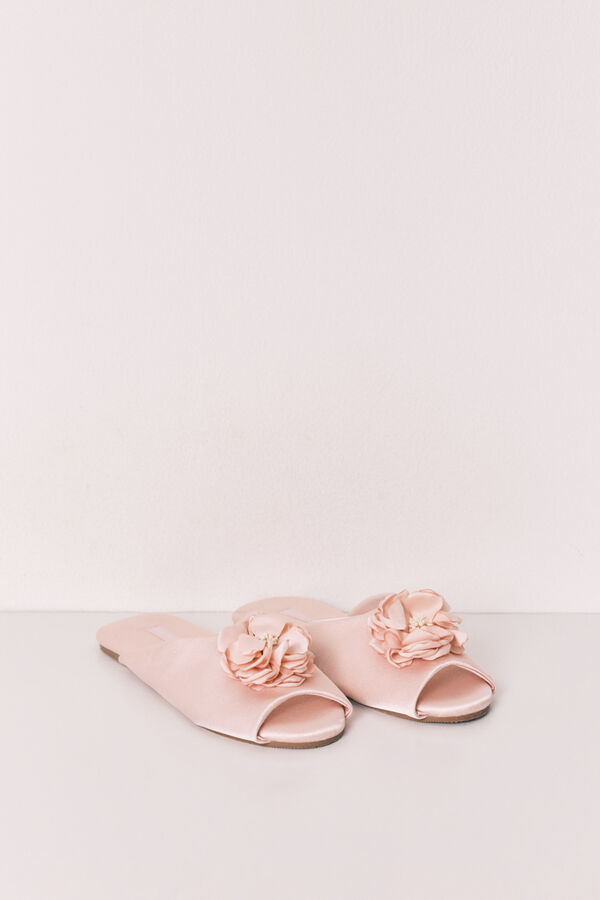 Women'secret Pantuflas de casa rosas rosa