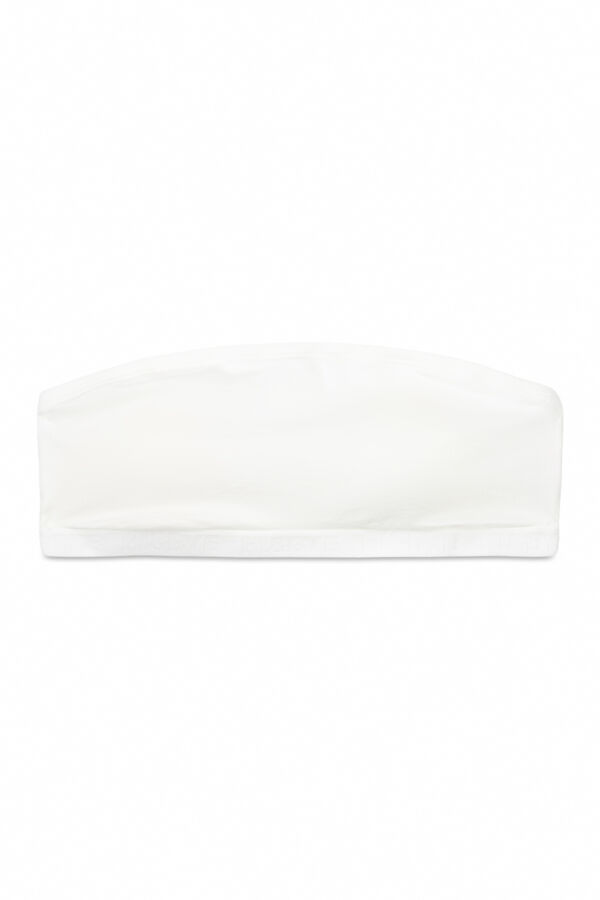 Womensecret Sujetador bandeau copas extraíbles marfil marfil