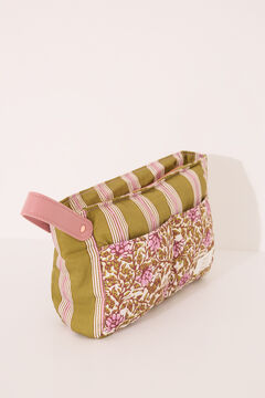 Womensecret Neceser mediano con flores acolchadas estampado