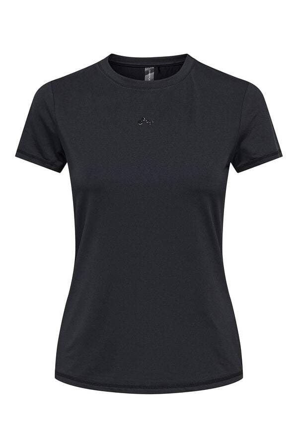 Only Play Playera de entrenamiento negro