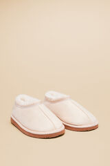 Womensecret Pantuflas casa bota beige marfil