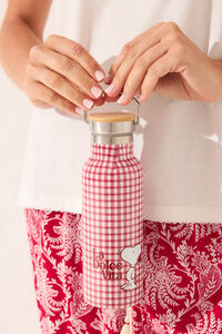 Womensecret Cuadros a cuadros rojos de Snoopy rojo