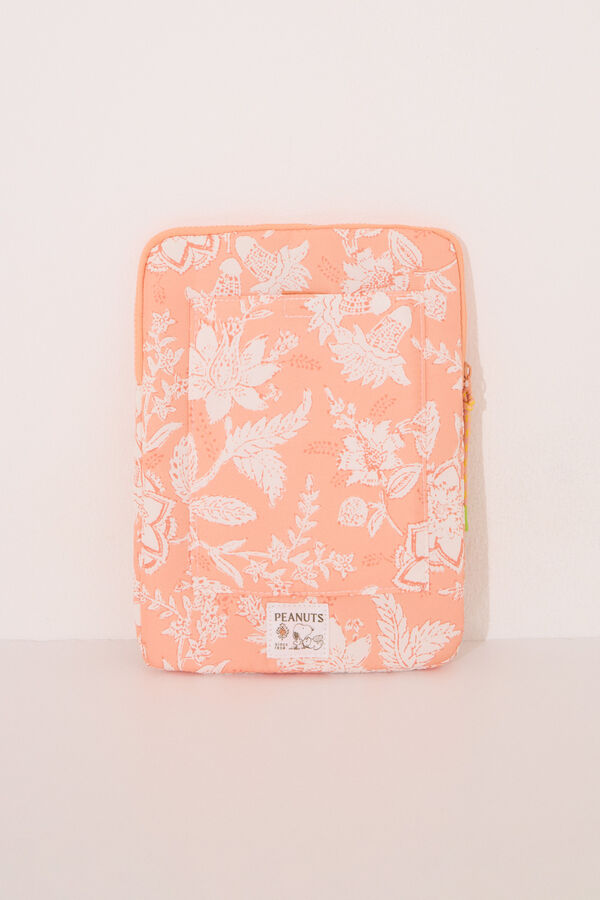 Womensecret Funda con relleno de nailon para tableta de Snoopy estampado