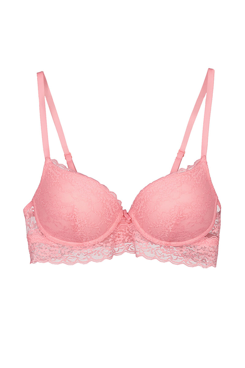 GORGEOUS brasier push up encaje rosa Brasieres WomenSecret MX