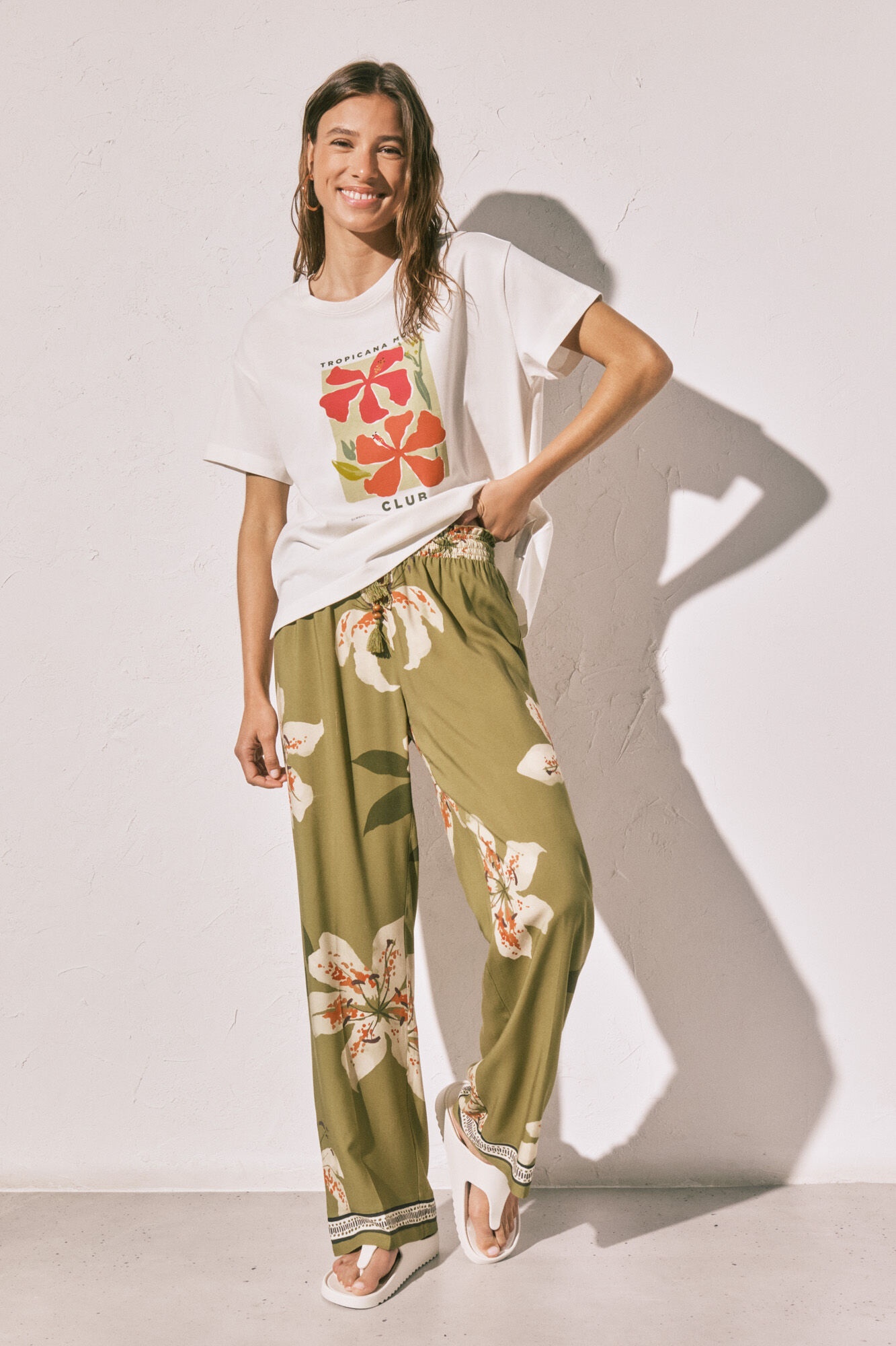 Women'secret Playera de manga corta de algod&oacute;n