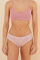 Womensecret Panty brasileño microfibra encaje rosa rosa