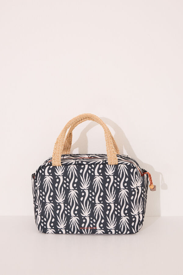 Womensecret Neceser grande con estampado de Mickey Mouse negro