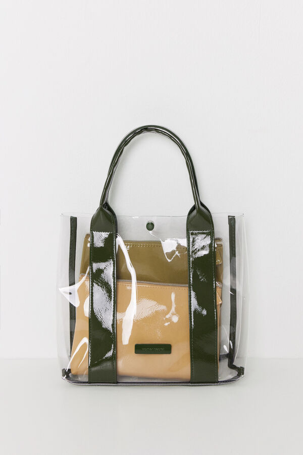 Womensecret Pack 3 neceseres bolsa kaki