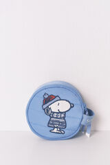 Women'secret Pequeño neceser redondo de Snoopy azul