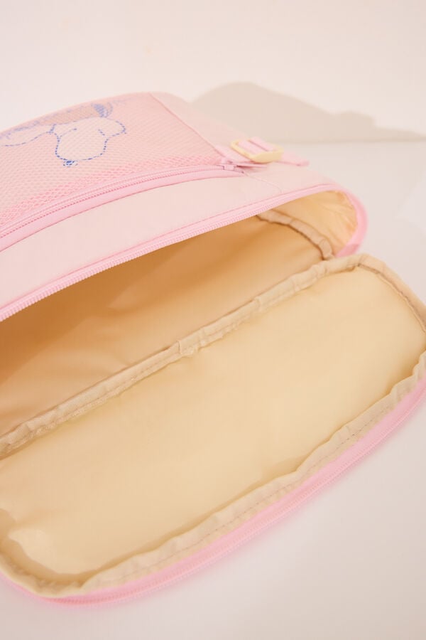 Womensecret Gran neceser rosa de Snoopy rosa