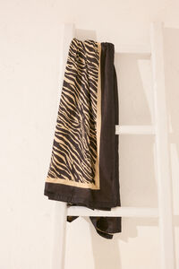 Womensecret Toalla con estampado pareo  negro