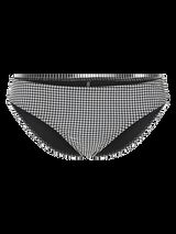 Pieces Panty de bikini estampada negro