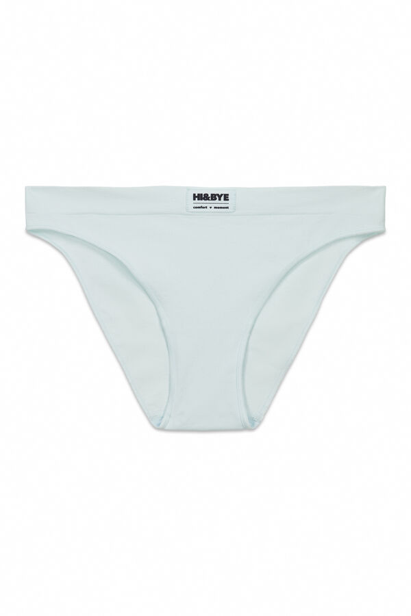 HI&BYE Panty cl&aacute;sica sin costuras verde verde