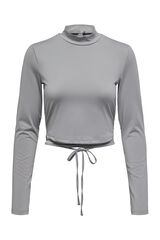 Only Play playera de ballet de manga larga gris