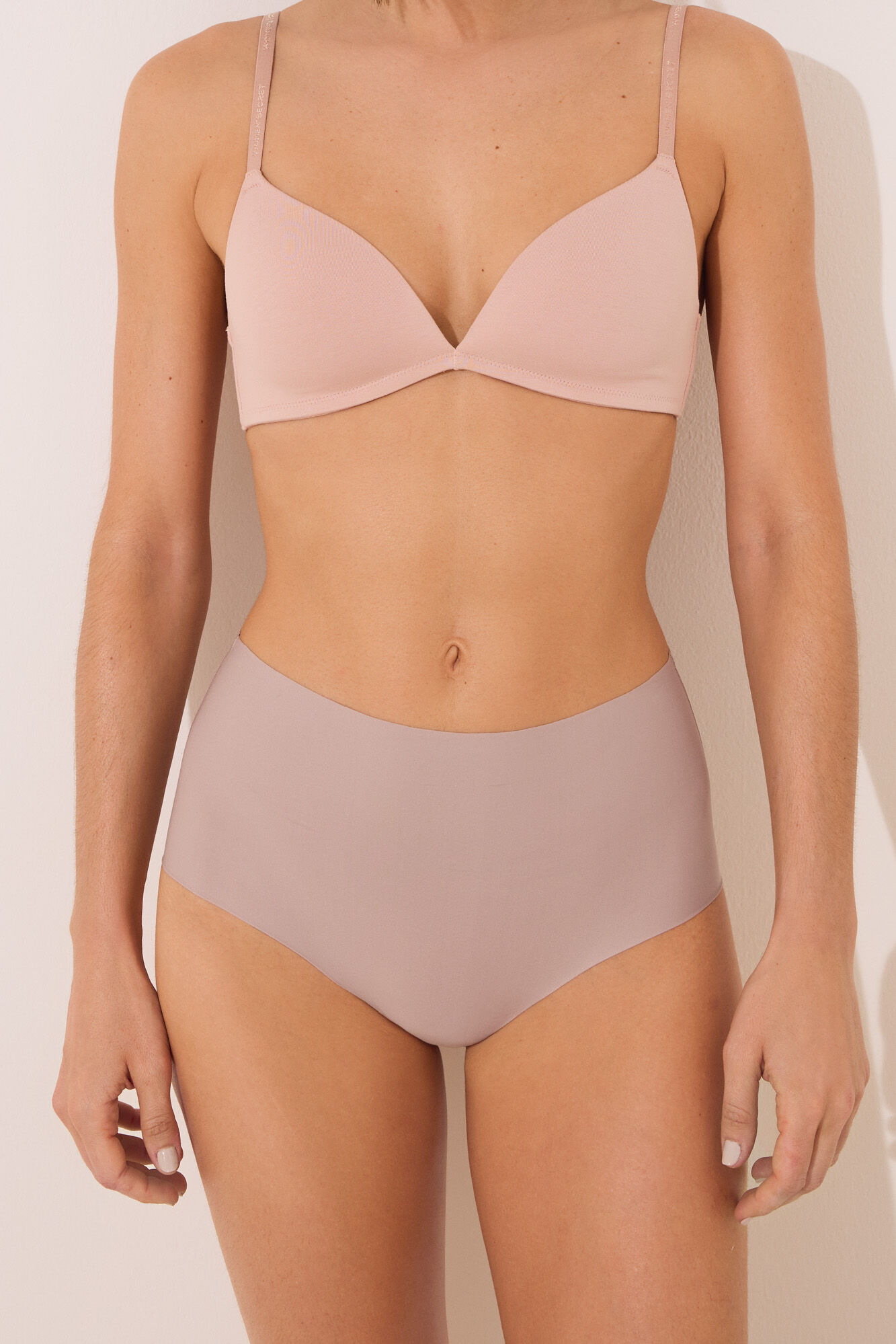 Women'secret Pack de 2 panties de microfibra de cintura alta 