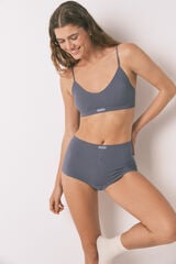 Womensecret Boxer azul claro sin costuras azul