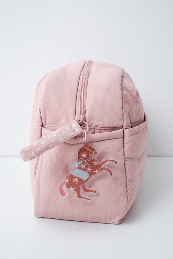 Women'secret Neceser grande acolchado rosa rosa