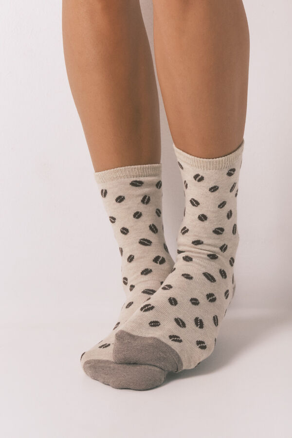 Women'secret Pack de 3 calcetines largos marrones  café
