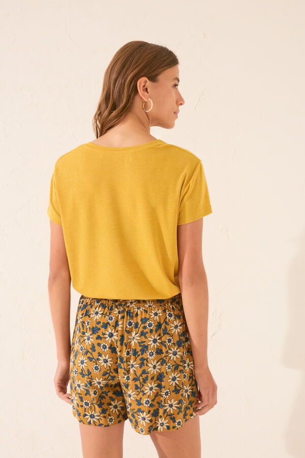 Womensecret Pantalón con estampado floral estampado