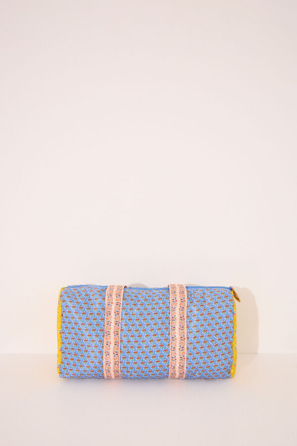 Womensecret Bolsa grande Smiley acolchado multicolor , bolsa estampado