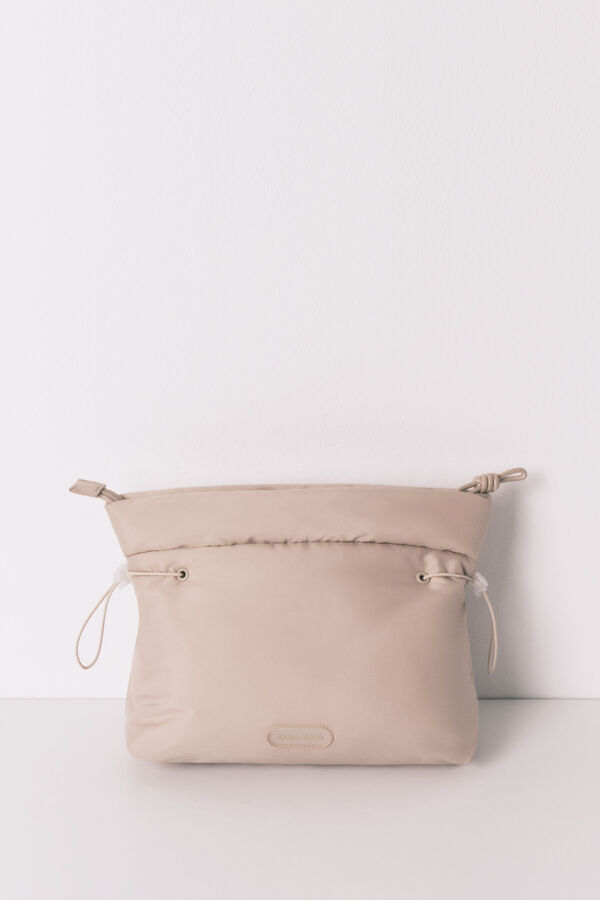 Women'secret Neceser acolchado beige de Snoopy nude