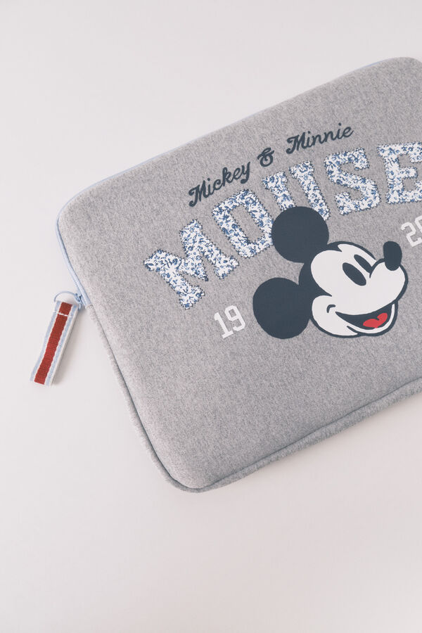 Womensecret Funda para portátil Mickey gris oscuro gris