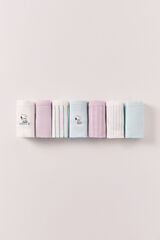 Women'secret Pack 7 panties anchas de algod&oacute;n estampado Snoopy estampado