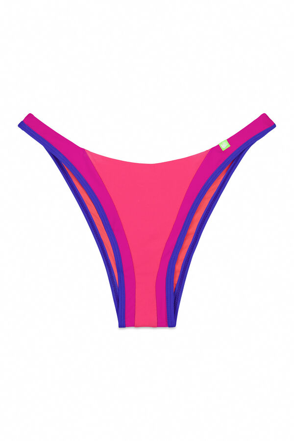 Womensecret Panty de bikini brasileña color coral naranja