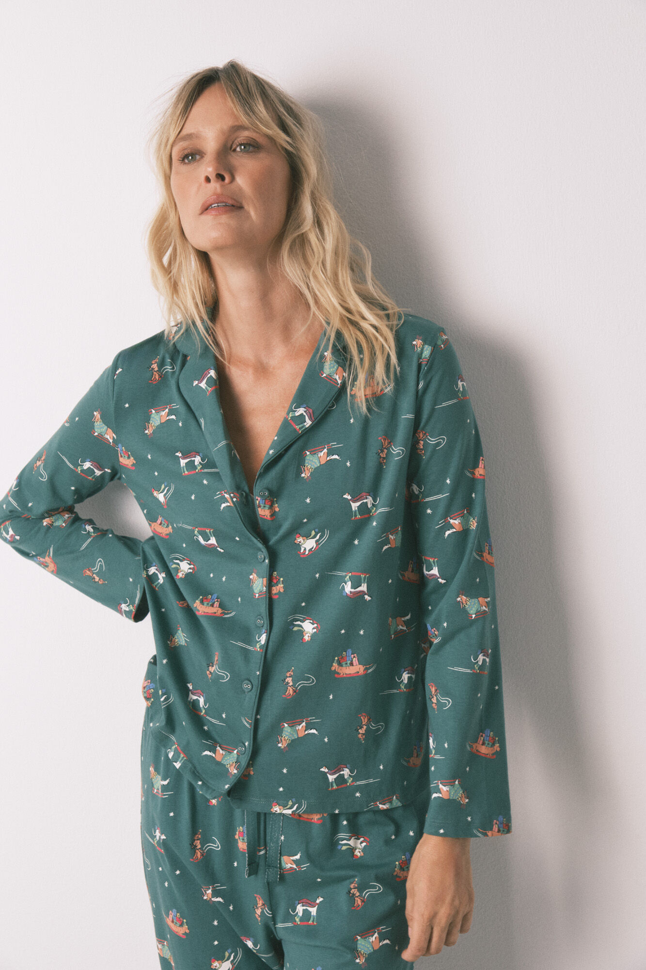 Women'secret Pijama camisera para perro 100% algod&oacute;n