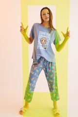 Womensecret Pijama larga 100% algodón Snoopy 'Save the planet' 