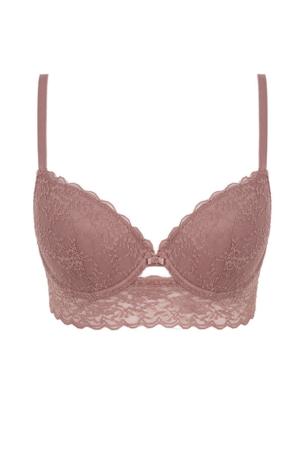 Womensecret BEAUTIFUL brasier encaje café coral