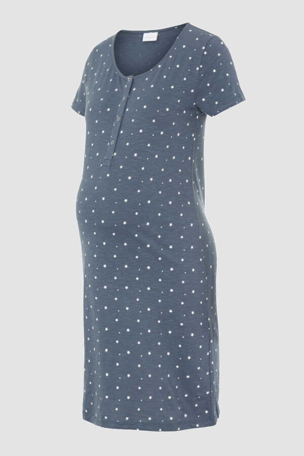 Mamalicious Camisón de premamá de doble función gris