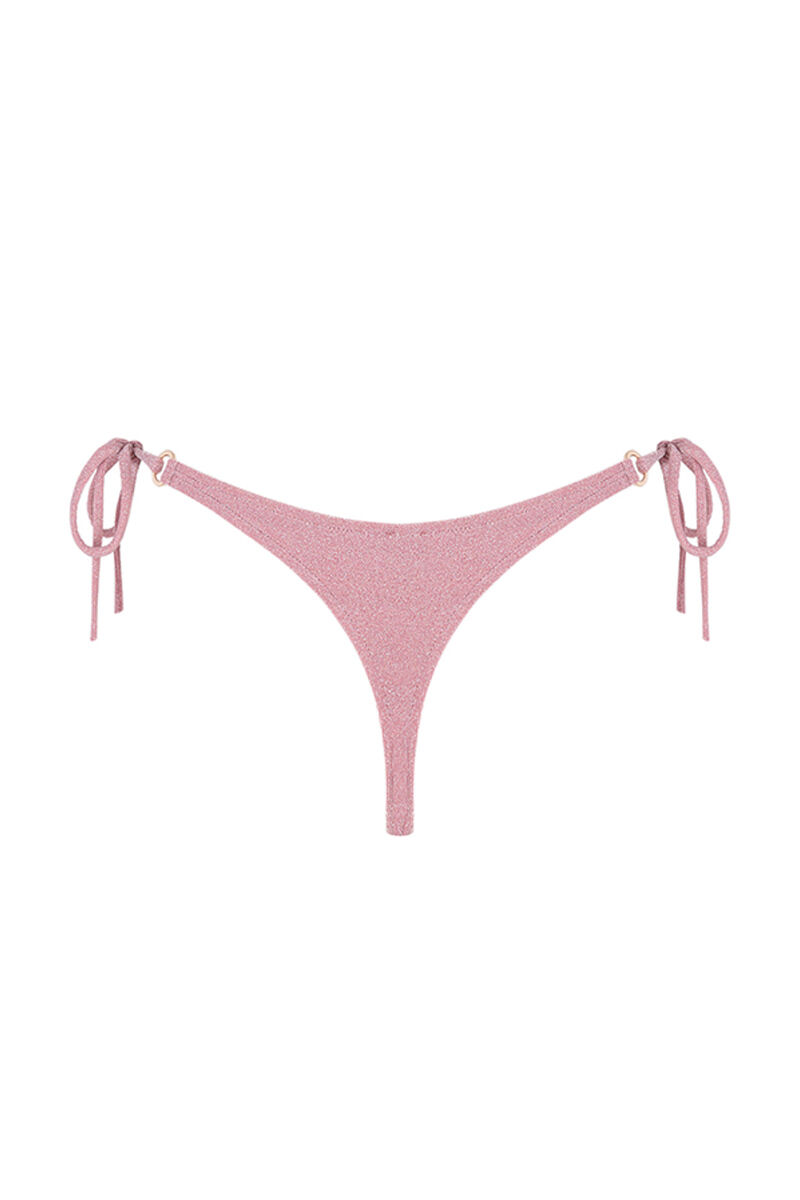 Braga bikini tanga rosa brillo Ropa de bano de mujer WomenSecret MX