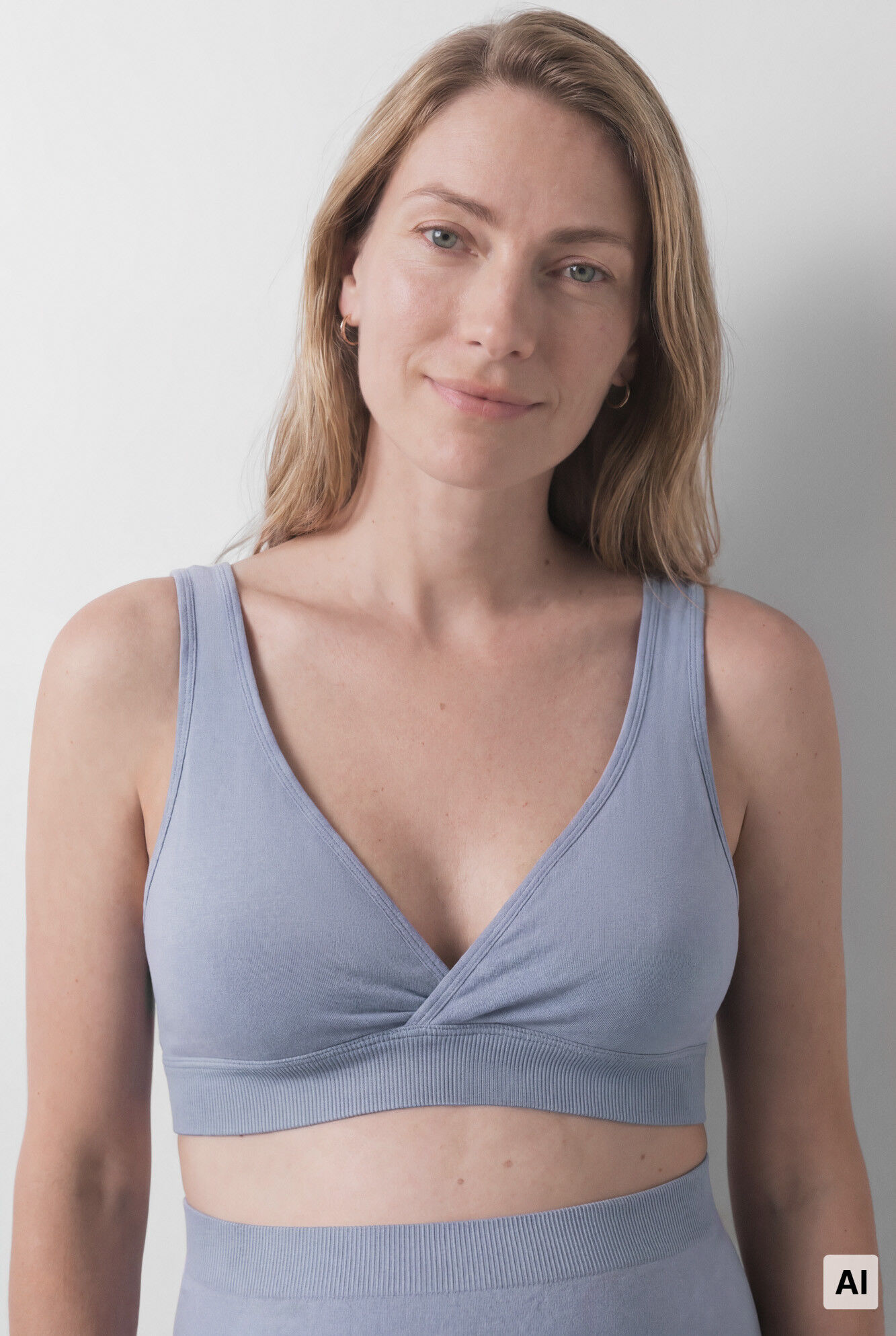 Women'secret Brasier maternity halter cruzado azul FANTASTIC