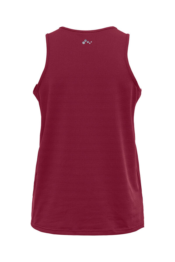 Only Play Playera transpirable de tirantes morado/lila