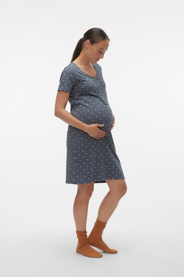 Mamalicious Camis&oacute;n maternity y lactancia gris