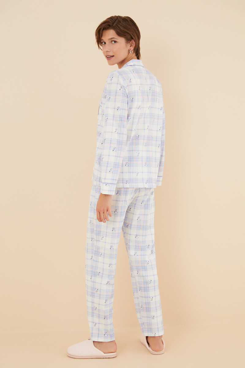Womensecret Pijama camisera 100% algodón Snoopy estampado
