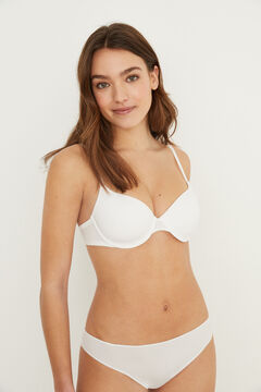 Womensecret BEAUTIFUL Sujetador relleno microfibra blanco blanco