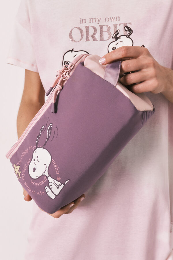 Women'secret Neceser grande morado Snoopy morado/lila