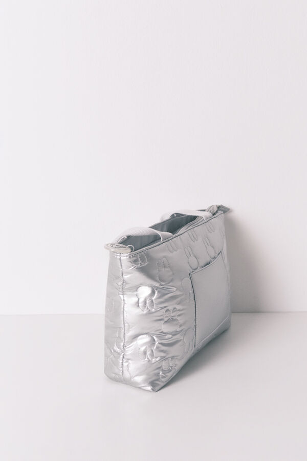Women'secret Neceser metálico Miffy gris