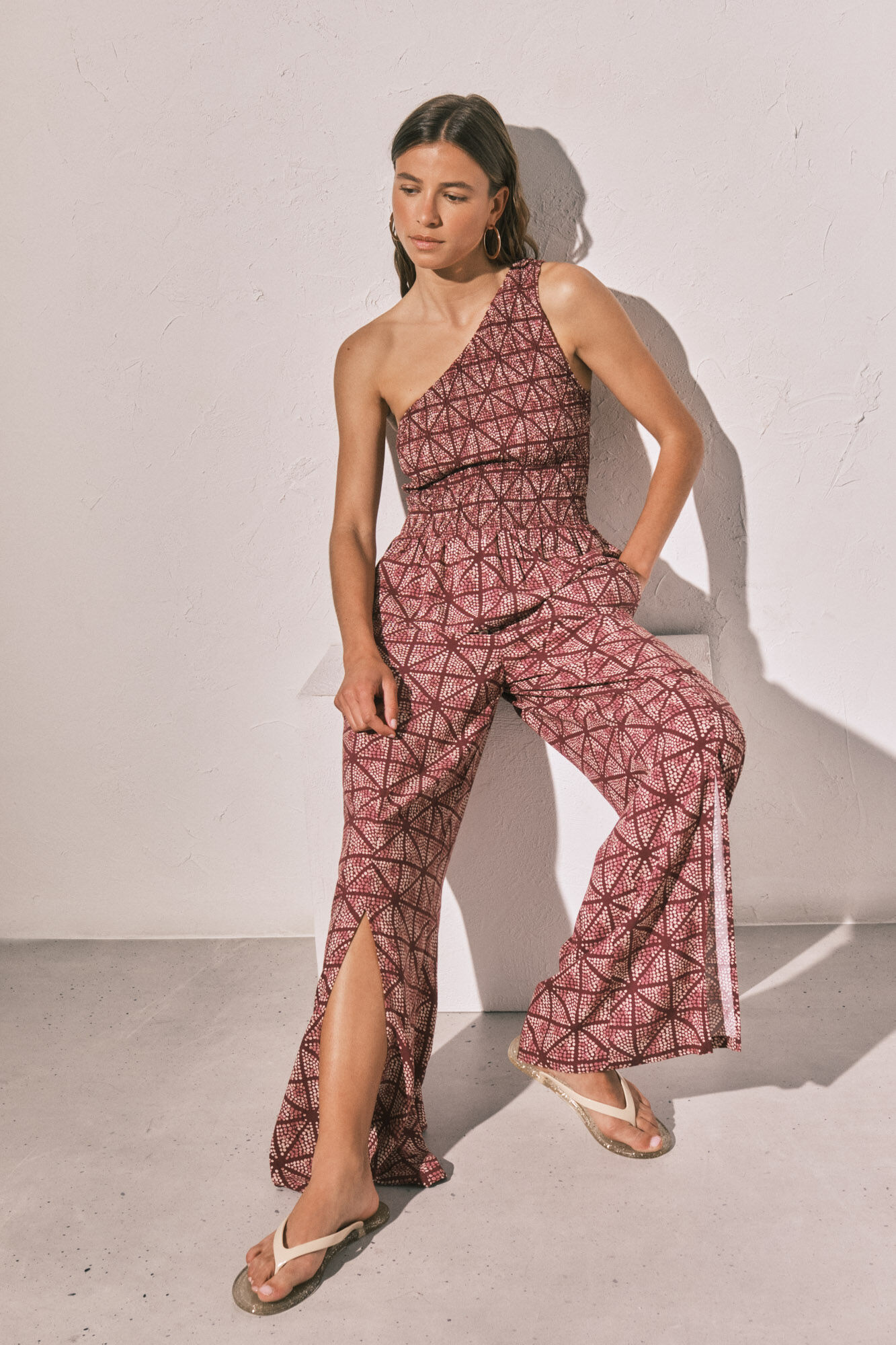 Women'secret Pantal&oacute;n largo con abertura en los bajos